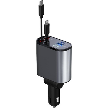 Mulveri 4-in-1 Retractable Car Charger